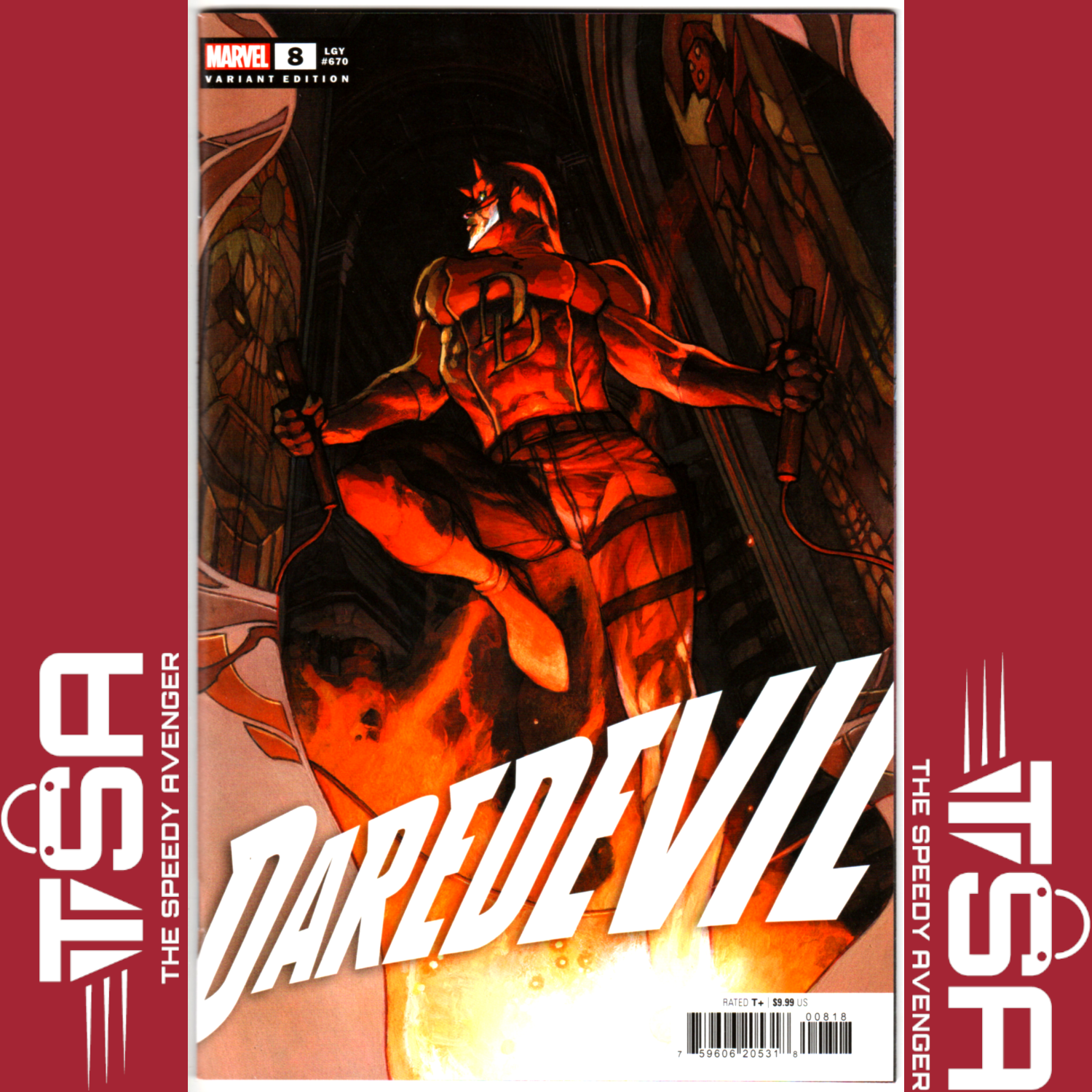 DAREDEVIL #8 (Vol 8) Simone Bianchi Error 1:25 Incentive Ratio Variant 2024
