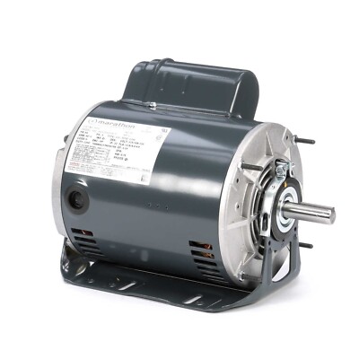 Marathon B311 Electric Motor 1 HP 1800 Rpm 1PH 115/208-230 Volt 56 Frame