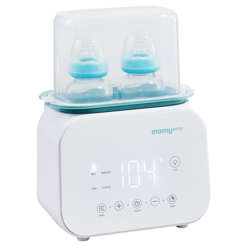 Esterilizador De Biberones Doble Electrico LCD Calienta Desc