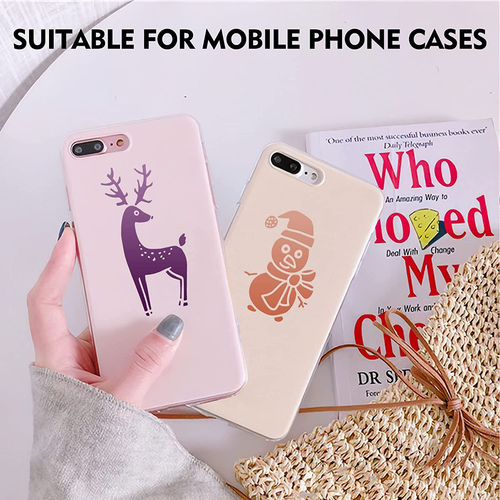 HTVRONT Vinyl Transfer Tape Roll for Cricut with Grid Red/Blue Multi-size