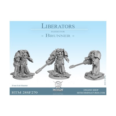 HiTech Mini Sci-Fi Mini 28mm Brunner Pack New