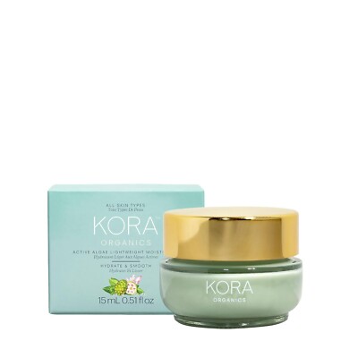 KORA ORGANICS ACTIVE ALGAE LIGHTWEIGHT MOISTURIZER 15 ML/0.51 FL OZ MINI NIB
