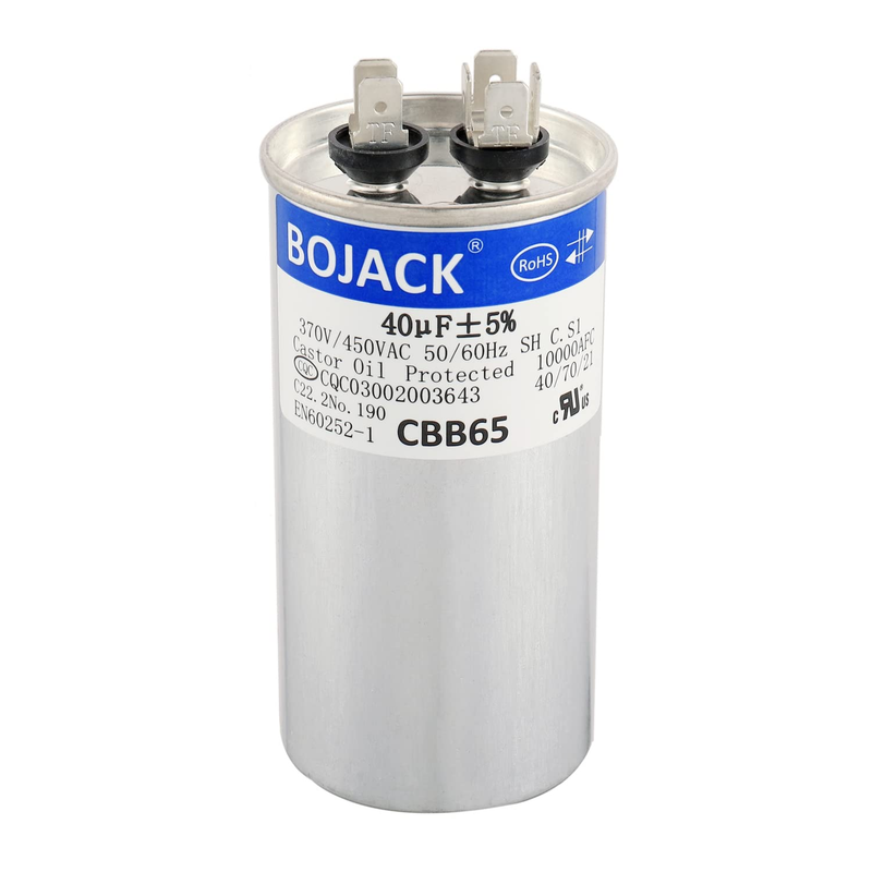 40 uF 370V 450V AC CBB65 Motor and Fan Starting Round Capacitor 40 MFD 10000AFC
