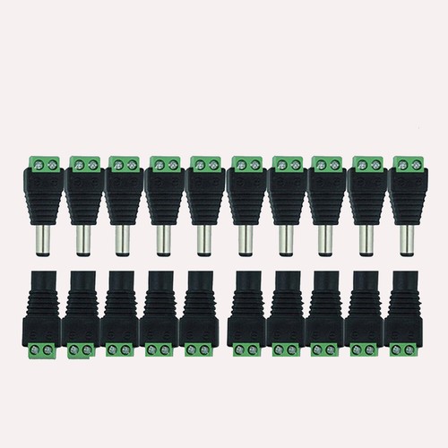 20X DC Power Connector Female CCTV 12v  ADAPTOR CABLE Security SOCKET DVR System