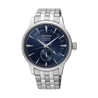SEIKO Мужской коктейль с запасом хода PRESAGE TimeBlue Moon SSA347J1