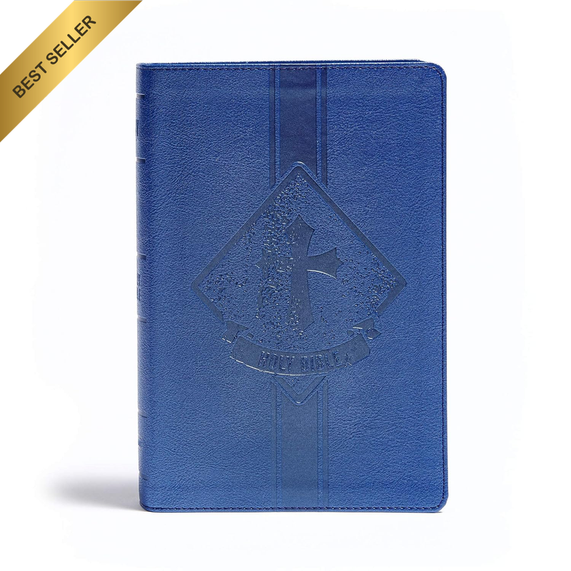 KJV Kids Bible, Royal Blue Leathertouch