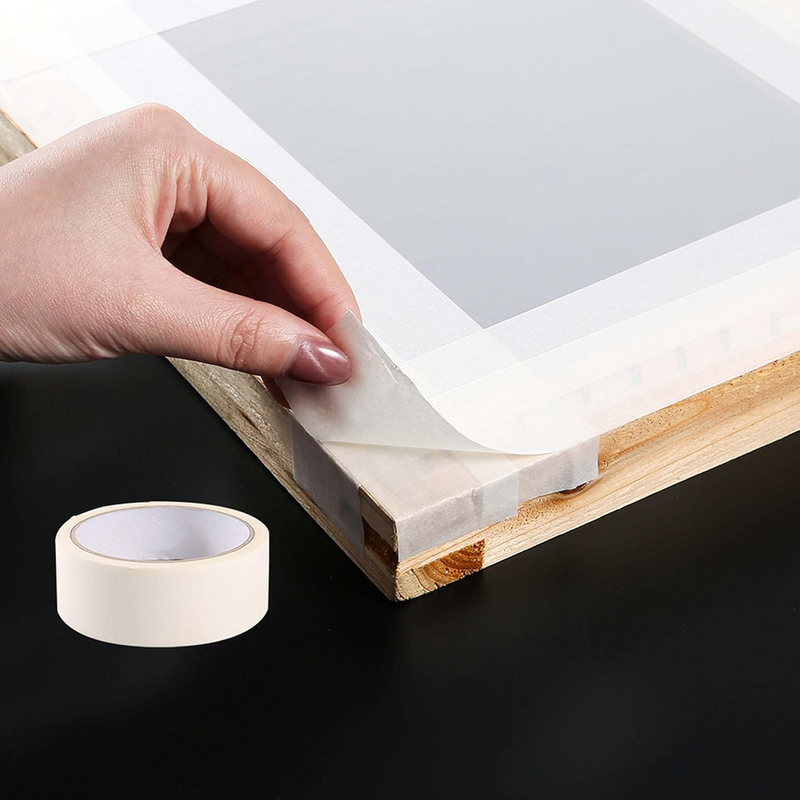 24 Pieces Screen Printing Kit Include 3 Sizes Wood Silk Screen Printing Fram...