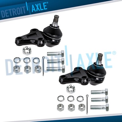 Pair Front Driver and Passenger Lower Ball Joint Kit for Chevy Suzuki GMC Geo