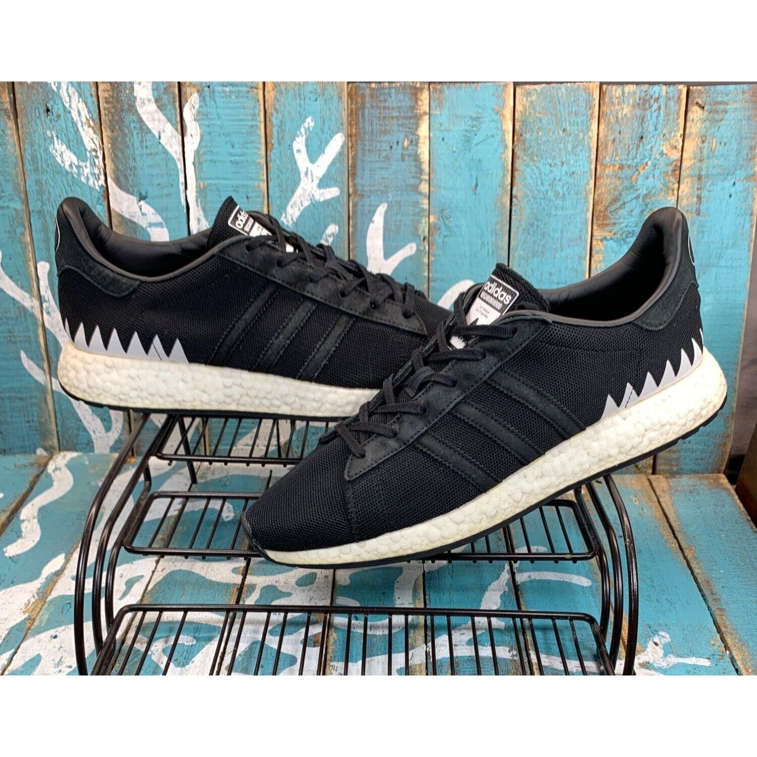Adidas Neighborhood NBHD Chop Shop Sneakers Mens 11 Black Adidas Neighborhood NBHD Chop Shop Sneakers Mens 11 Black