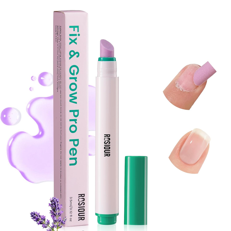 Ceramic Cuticle Oil Pusher Pen -3 in 1 Cuticle Remover Pen for Nails, Nail Care