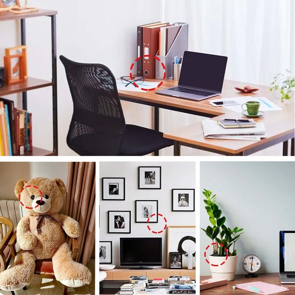 DIY Hidden Camera 1080 HD Wi-Fi Remote View Home Security Camera Spy Pinhole Cam - Image 5