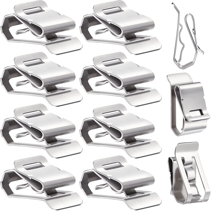 50 Pcs Cable Clip Solar Panel Cable Clip Metal Wire Clips Stainless Steel for El