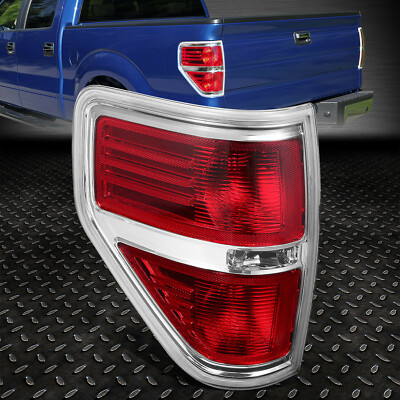 ДЛЯ 09-14 FORD F150 ЛЕВАЯ БОКОВАЯ КРАСНАЯ ЛИНЗА ЗАДНЕГО ФОНАРЯ СТОП-СИГНАЛА без ПАТРОНОВ ДЛЯ ЛАМП НАКАЛИВАНИЯ