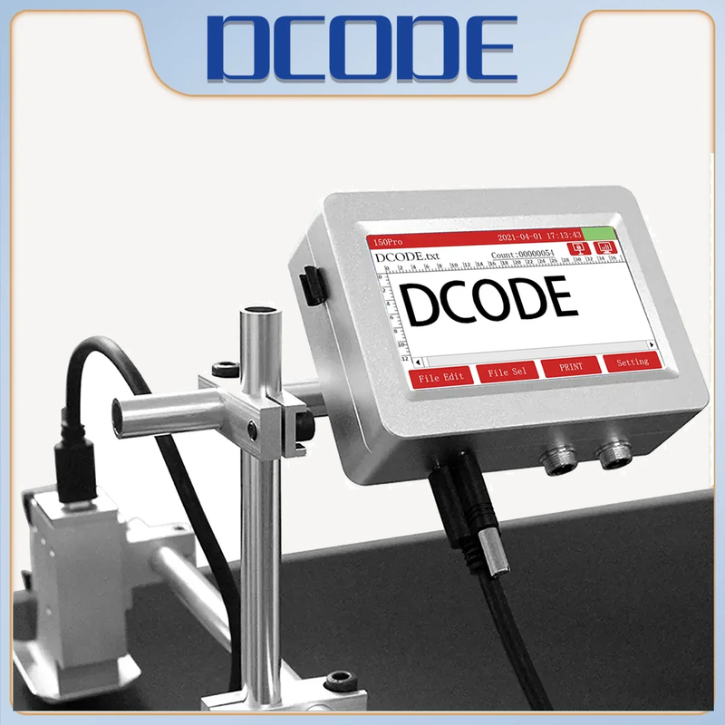150PRO 12.7mm Online Printer Thermal Inkjet Printer QR Barcode Batch Number Logo