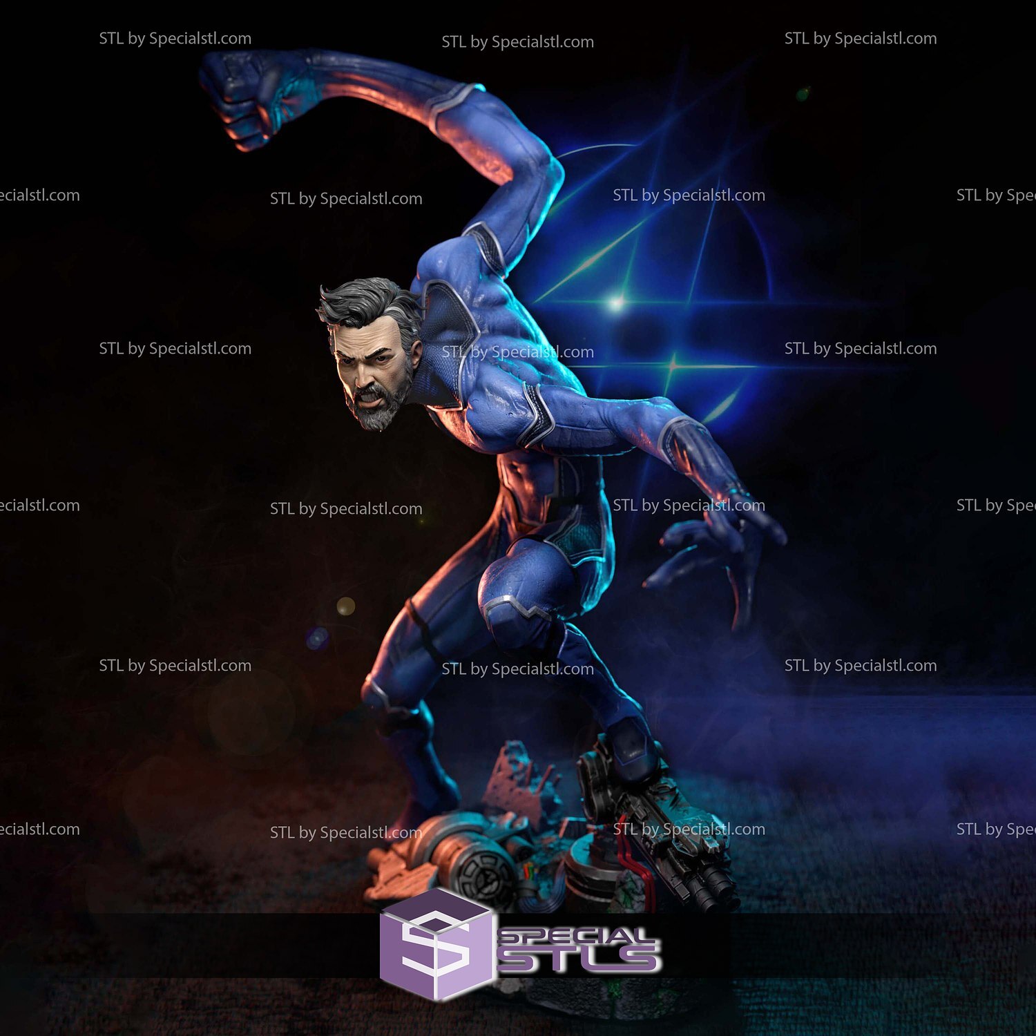 マーベル Mr. Fantastic Statue 並行輸入品 270/3000 Mr. Fantastic 1:10 Scale Statue by Iron Studios | Sideshow