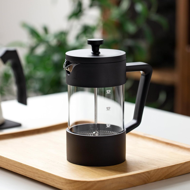 Coffee Maker, Stainless Steel/high Borosilicate Glass Coffee Press,