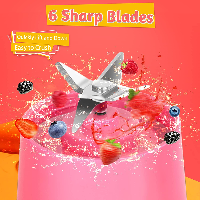 Portable Blender, Personal Blender for Shakes & Smoothies, Personal Size Blender