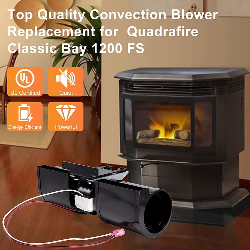 8123370 Convection Blower Fan for Quadrafire Classic Bay 1200 Fs
