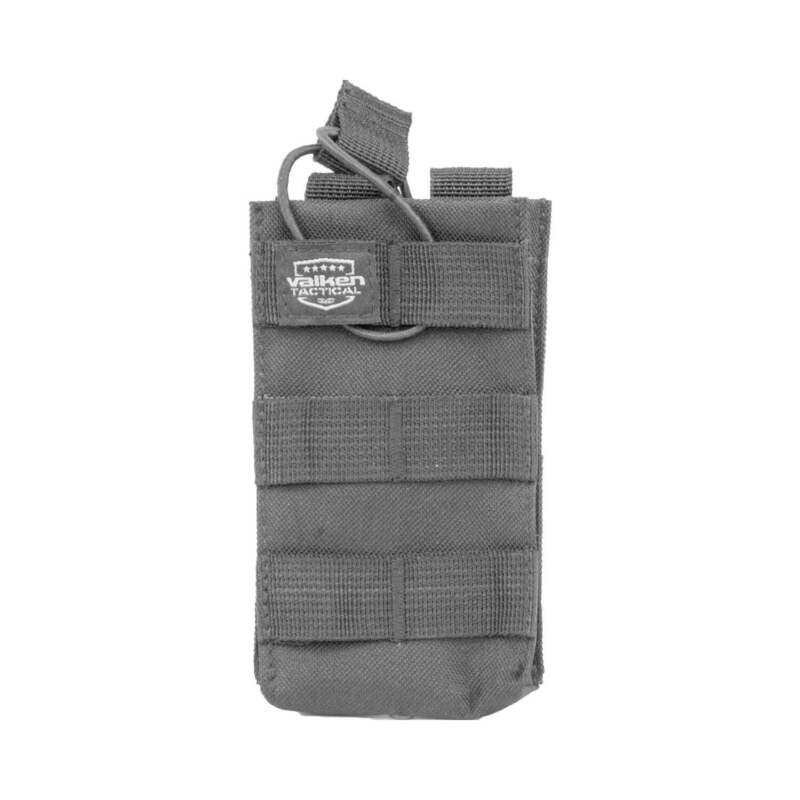 Valken Tactical Molle Vest Accessory - AR Mag Pouch - Single Black