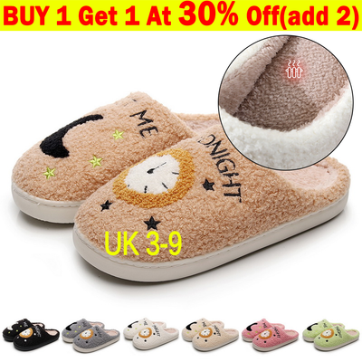 Soft curly plush best sale slip on warm loafers
