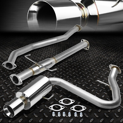 ДВОЙНОЙ 4-Х ЦИЛИНДРОВЫЙ ГЛУШИТЕЛЬ ВЫХЛОПНОЙ СИСТЕМЫ CATBACK ДЛЯ 05-10 SCION tC VVTi 2AZ