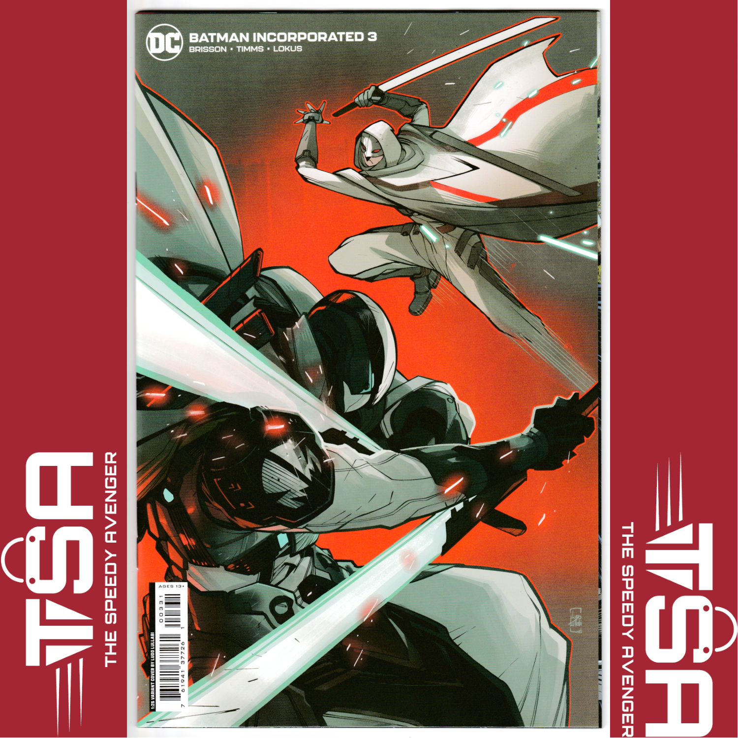 BATMAN INCORPORATED #3 (Vol 3 2022) Ludo Lullabi 1:25 Incentive Ratio Variant