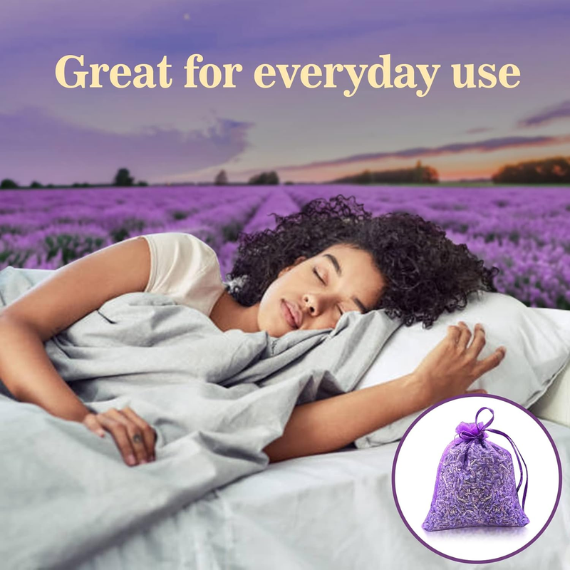 3OZ Lavender Dried Lavender Buds Sachets for Drawers and Closets, Lavender Flowe