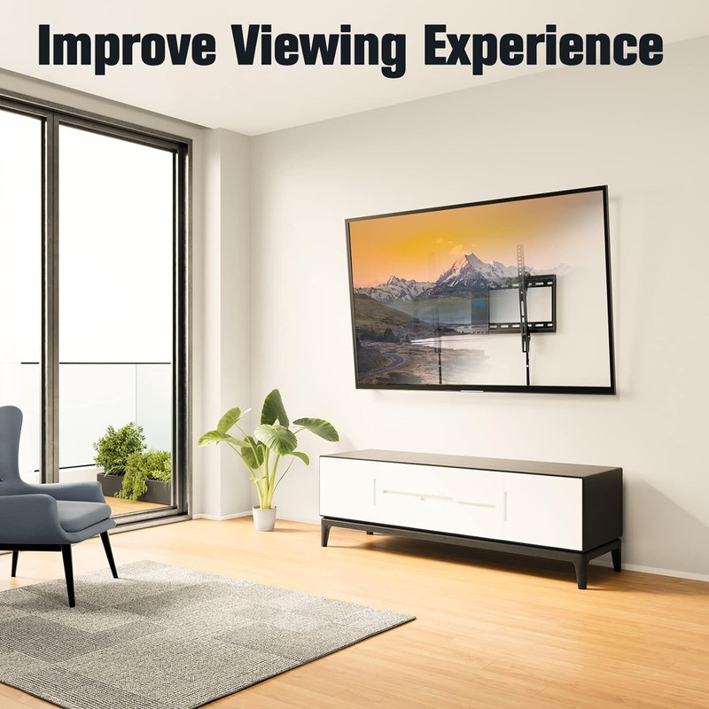 Mounting Dream UL Listed TV Mount for Most 37-75 Inch TV, Universal Tilt TV Wall
