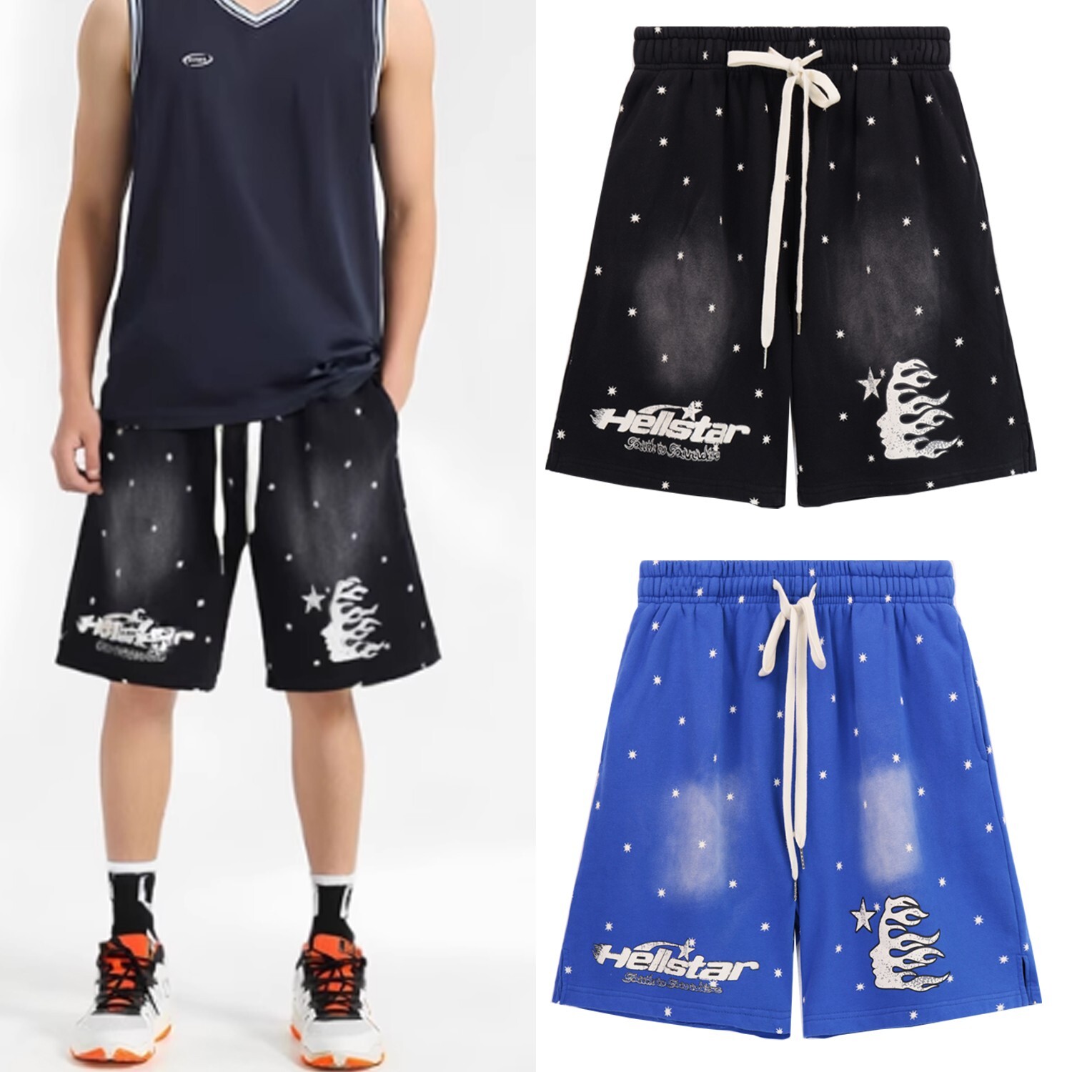 パンツ Hell star denim shorts M Hell star denim shorts M HELLSTAR Hellstar Denim Jean Shorts