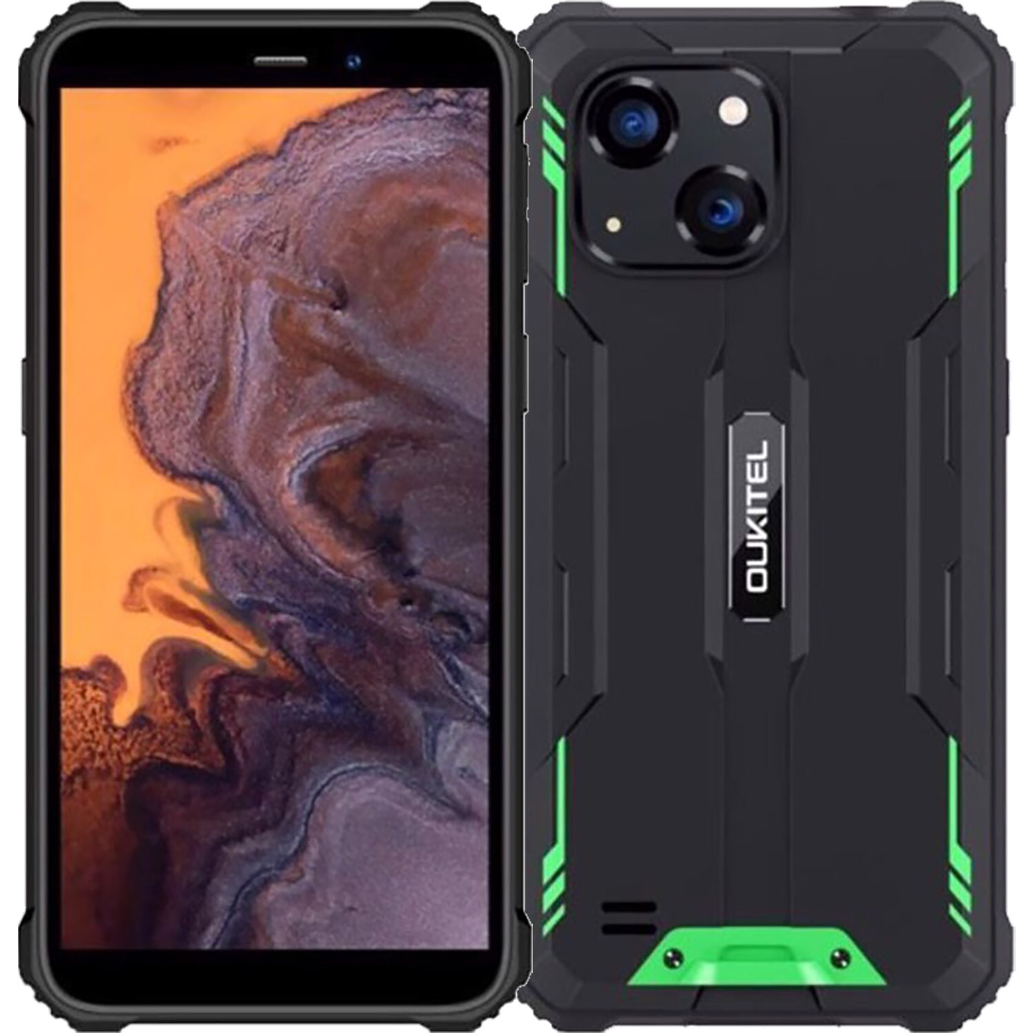 OUKITEL WP20 スマホ – ブラック＆オレンジ Oukitel Wp20 PRO 5.93 Inch Global Version Big Battery IP68