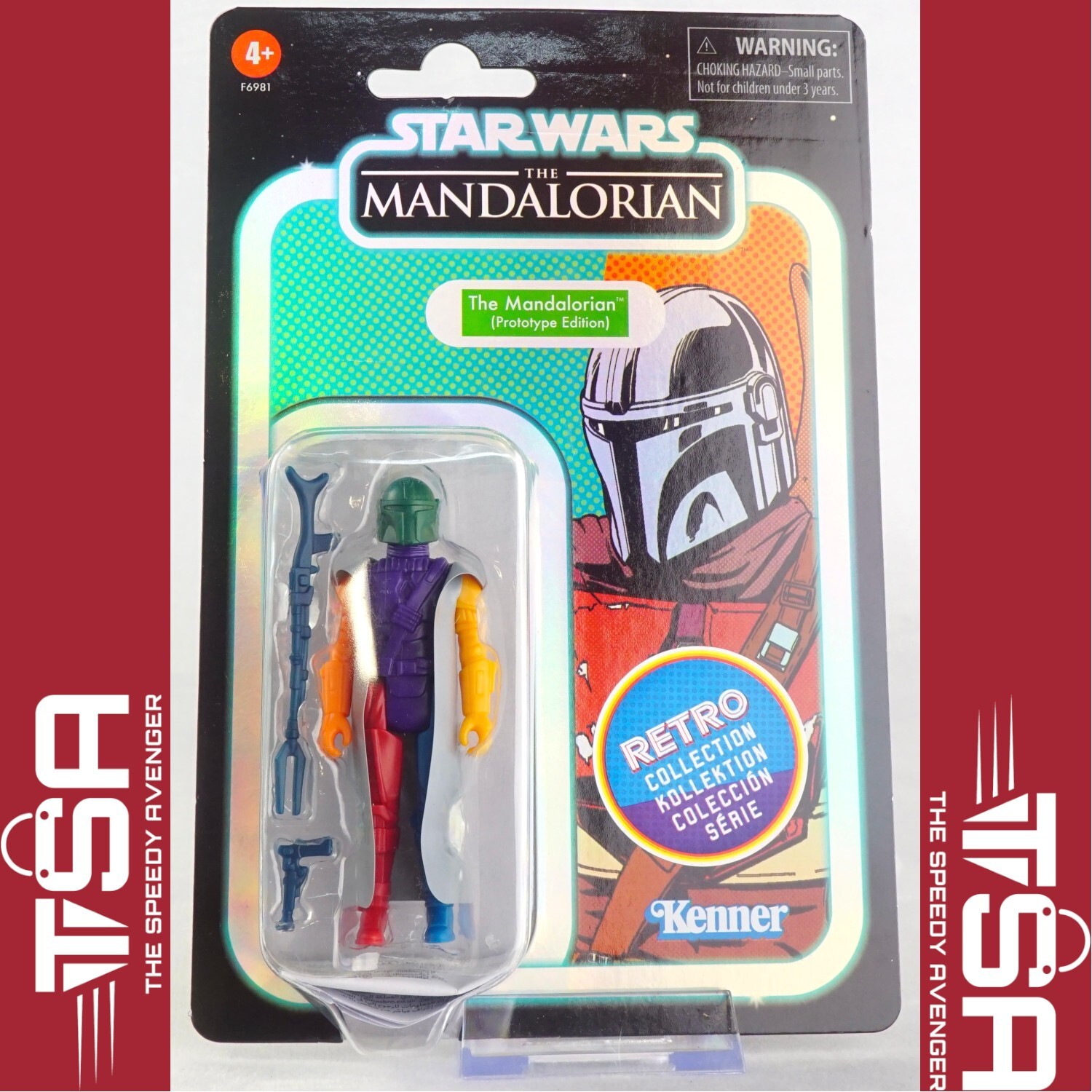 Star Wars Retro Collection PROTOTYPE THE MANDALORIAN Action Figure Disney