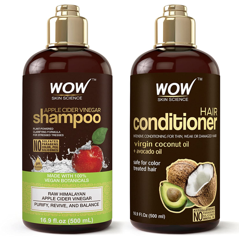 Wow Skin Science Apple Cider Vinegar Shampoo & Conditioner Set