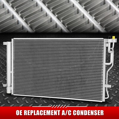 Для 18-21 Hyundai Kona 2.0L Заводской алюминиевый Передний конденсатор кондиционера в сборе