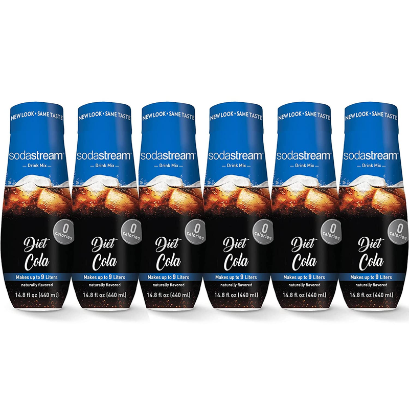 Soda Stream Diet Cola pack 440Ml  Refills Drink Mix Less Sug