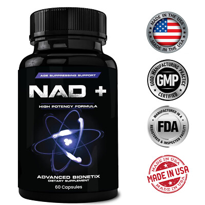 Advanced Bionetix NAD -Trans-Resveratrol, Nicotinamide Riboside,Cell Regenerator