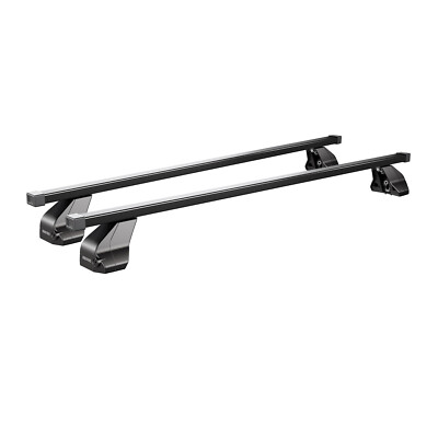 Fix Point Roof Racks Top Cross Bars for Tesla Model S 2012-2017 Black 2Pcs
