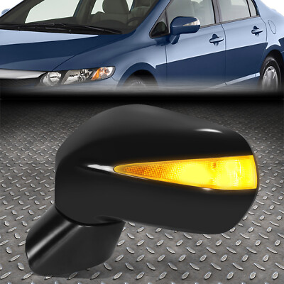 [Питание+обогрев +Сигнал поворота] Для зеркала левой боковой двери водителя Honda Civic 09-10