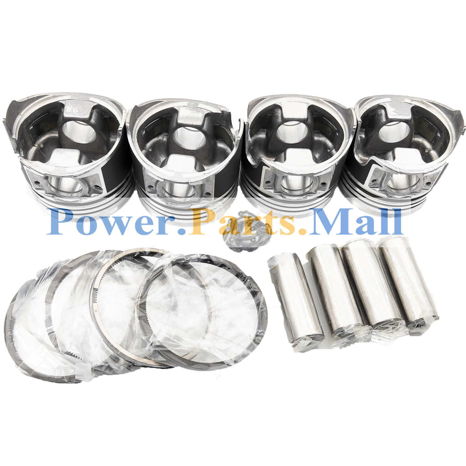 4pc TA545 Piston & Ring Set For ISUZU 4JA1 4JA1T TFR54 TFS54