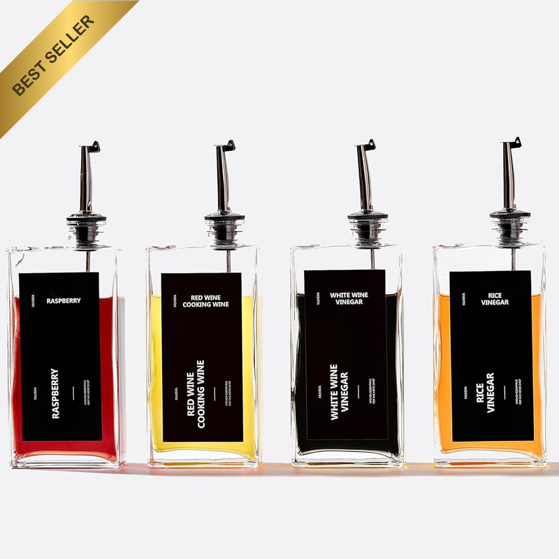 Olive Oil Dispenser Bottle for Kitchen, 16.9 Oz/ 500 Ml Cooking Oil Dispenser, O