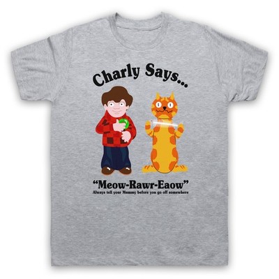 Charly 70s Retro Public Information Says Adults T-Shirt All Sizes Colours