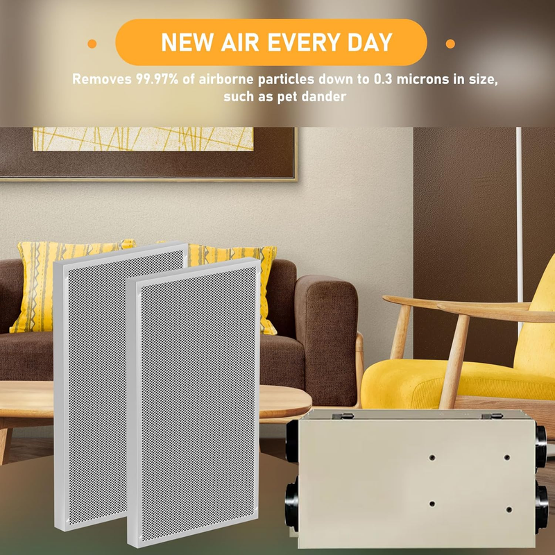02300 HRV Air-Exchanger Filter Replacement Compatible with Venmar AVS/VanEE Air