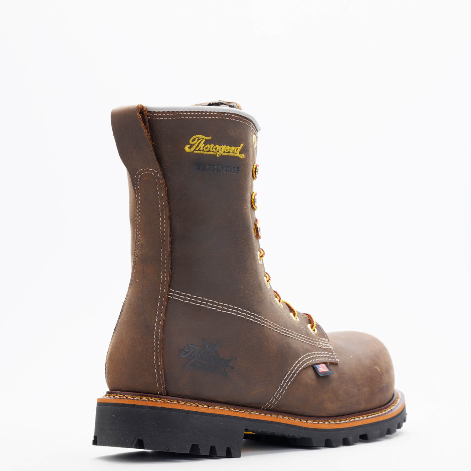 Pre-owned Thorogood American Legacy Series Waterproof 8” Crazyhorse Nano Toe Boot 804-4248
