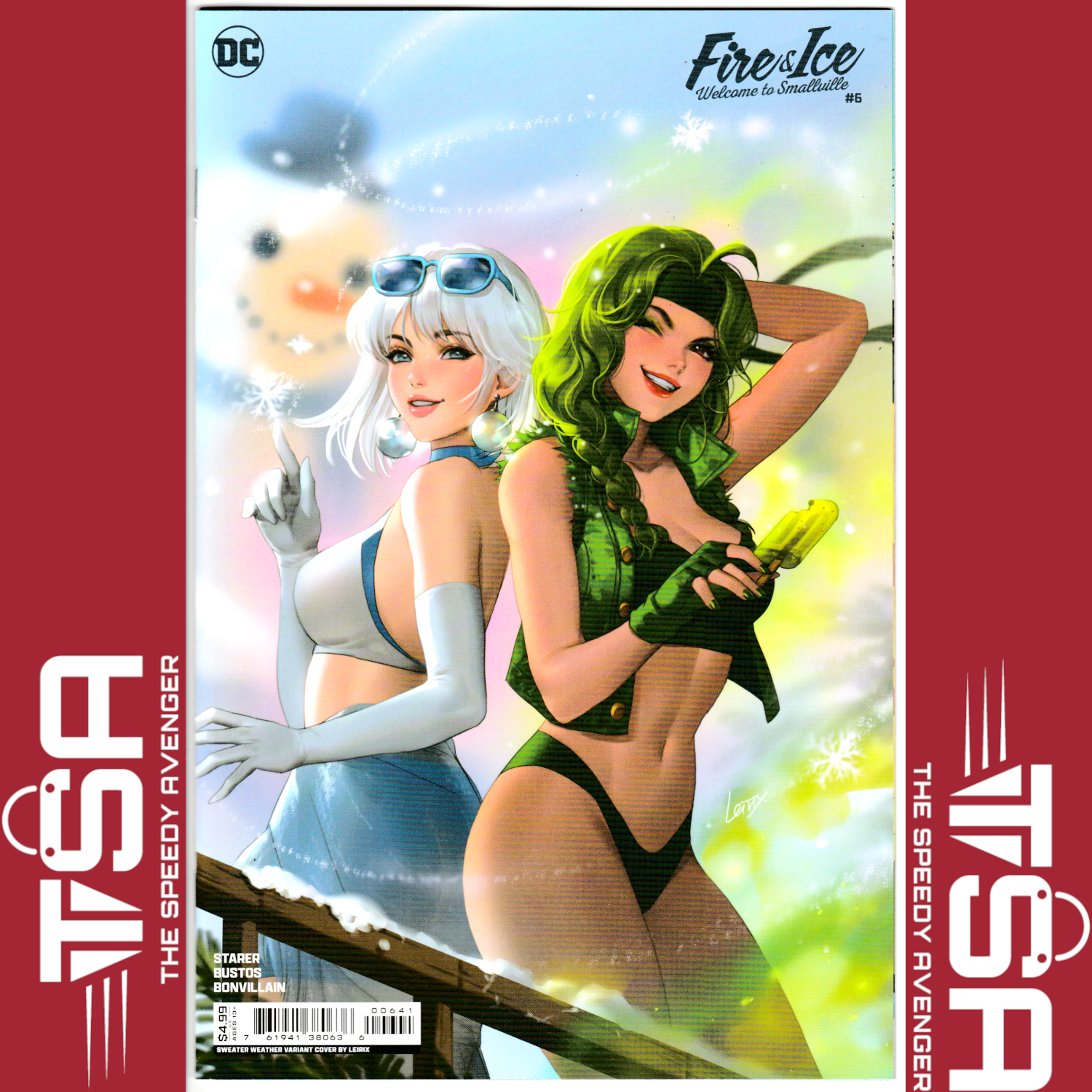 FIRE & ICE WELCOME TO SMALLVILLE #6 Lesley Leirix Li Sweater Weather Variant