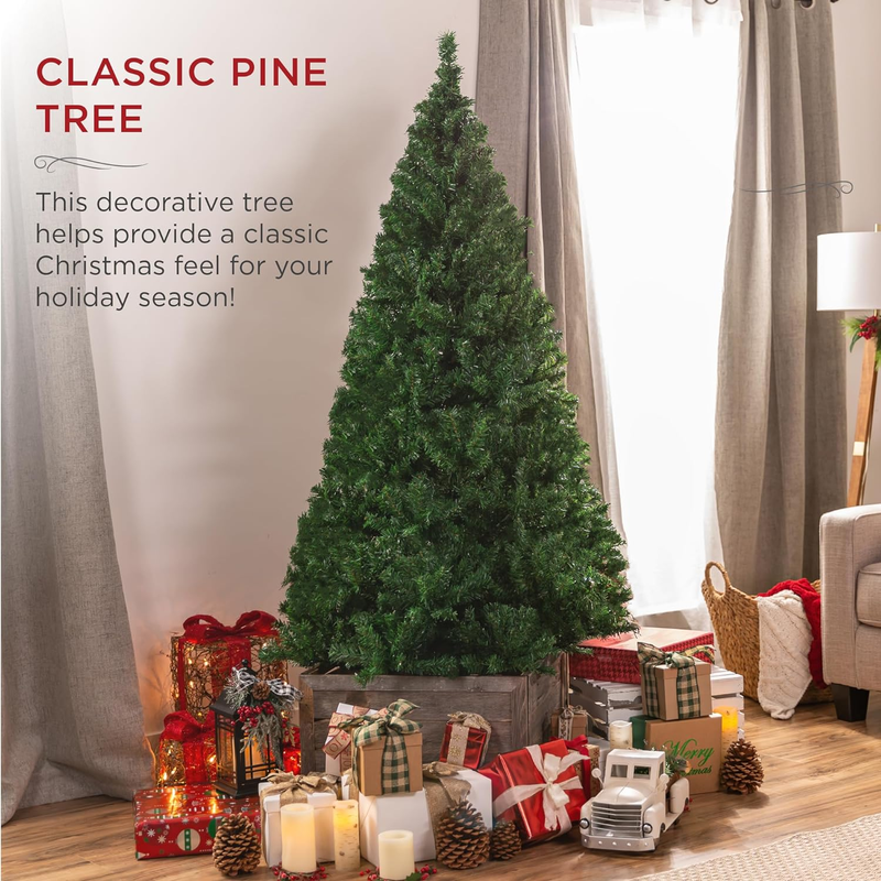 Arbol De Navidad Artificial Pino Decoraciones Fiesta En Casa Vacaciones 4.5 Ft