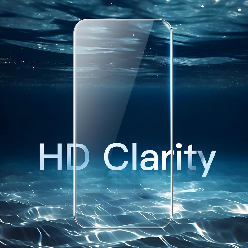 Screen Protector for iPhone 15 Pro 6.1-Inch, Tempered Glass Film with Easy Insta