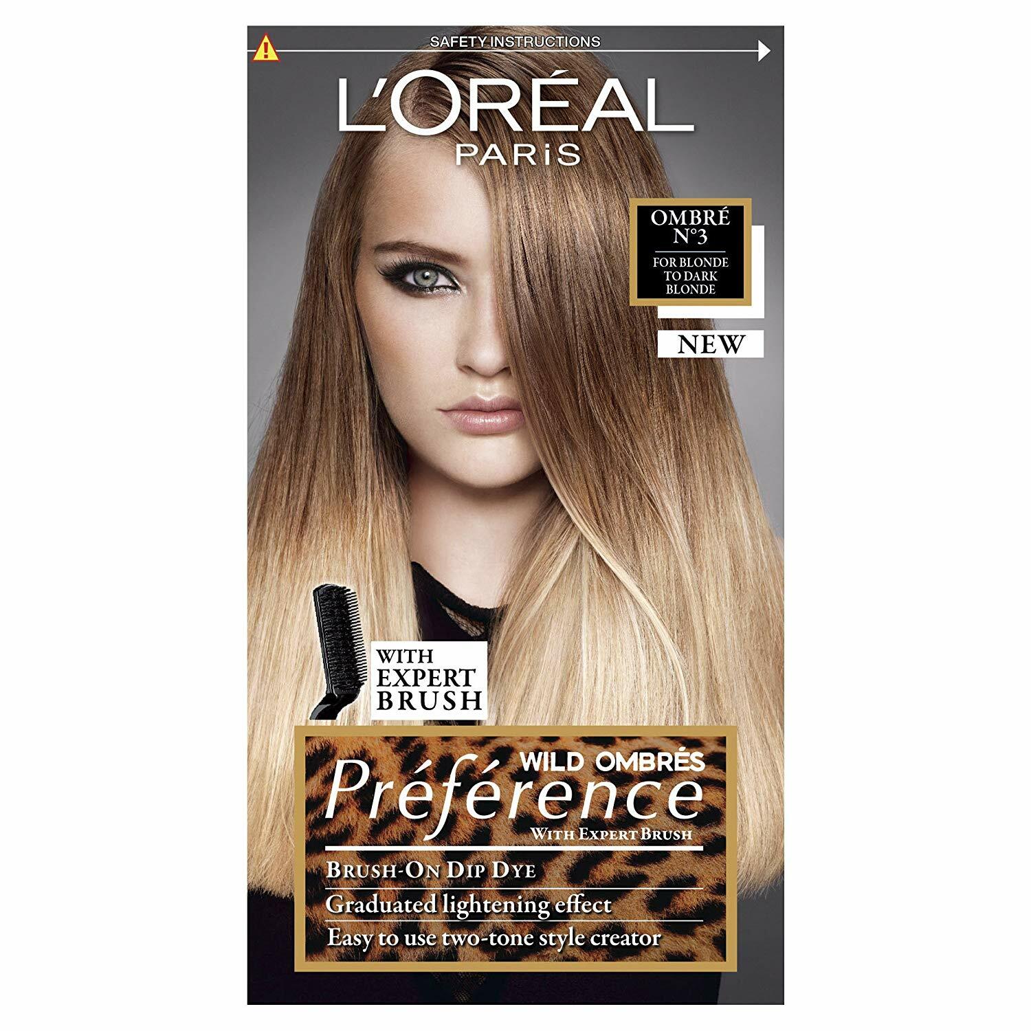 L Oreal Preference Hair Colour Wild Ombres Ombre No 3 For Blonde
