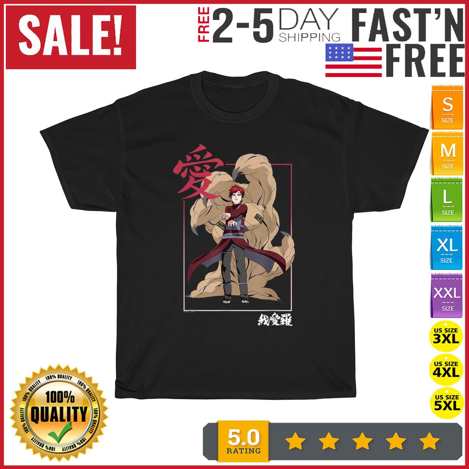 Tシャツ・アパレル NARUTO DIM MAK Gaara Tie-Dye Tee Naruto Gaara Tee » Anime Collection » Vintage Heavyweight T