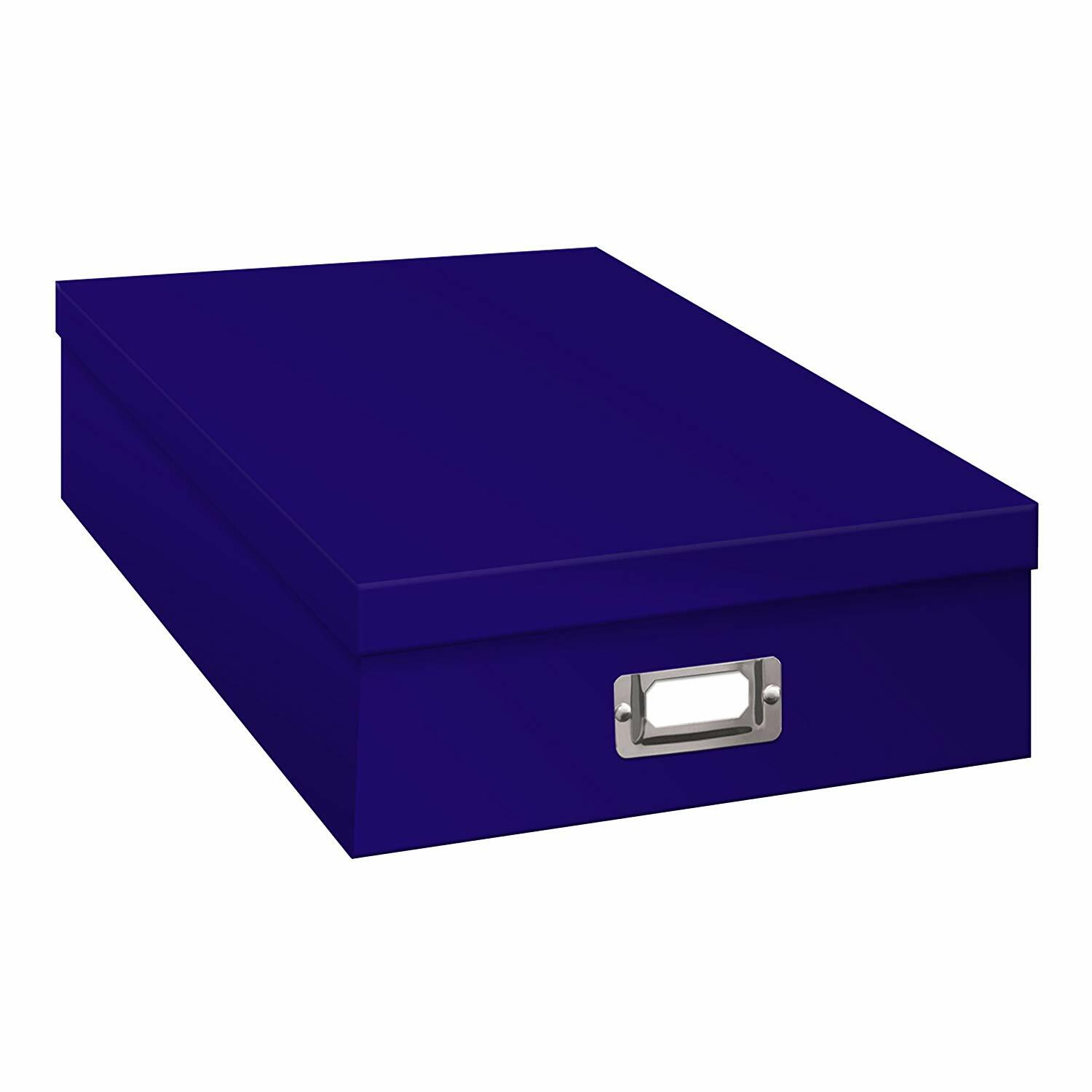 Pioneer Photo Albums OB-12S Pioneer Jumbo Scrapbook Storage Box, Blue