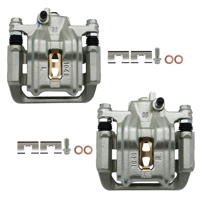 2 x Rear Brake Calipers w/ Bracket for Acura RL Honda CR-V Odyssey Isuzu Oasis