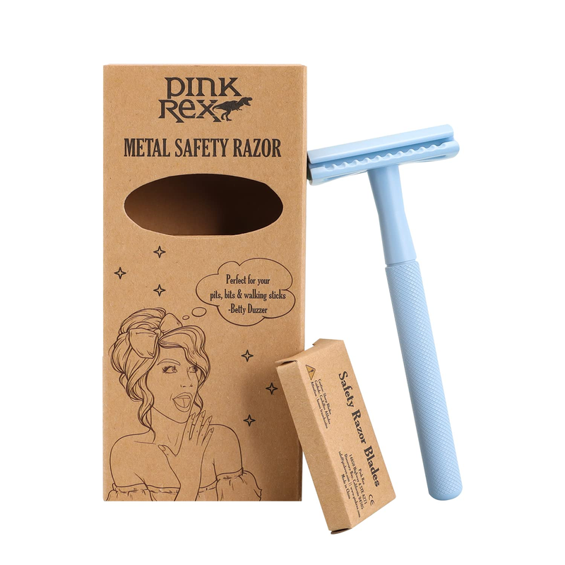 (sky Blue) Eco-friendly Includes 10 Razor Blade